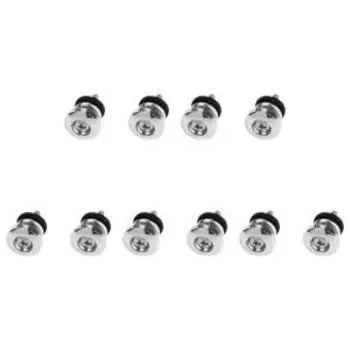 2 шт. фиксатор для гитары грибовидная головка музыкальные инструменты аксессуары (Серебряный)