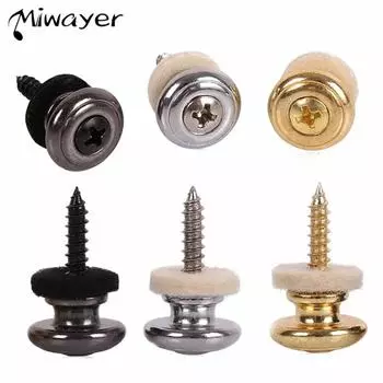 2 шт., фиксирующие колышки для гитарного ремня, стопорные штифты, кнопки для гитары, акустическая электрическая бас-гитара чёрный