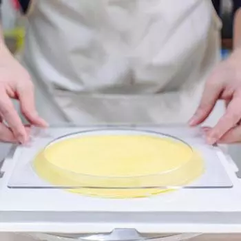 2 шт. форма для торта Mille-feuille, пищевой ручной инструмент, круглая доска для формирования торта, тысячеслойная кондитерская доска с глазурью, прозрачные формы для блинов с кремом 6inch