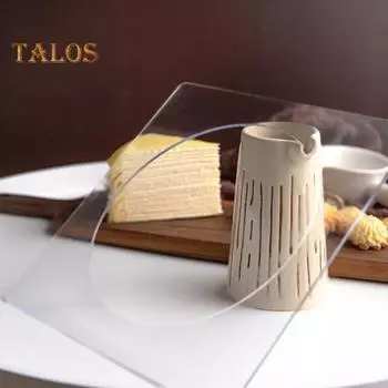 2 шт. форма для торта Mille-feuille, пищевой ручной инструмент, круглая доска для формирования торта, тысячеслойная кондитерская доска с глазурью, прозрачные формы для блинов с кремом 6inch