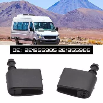 2 шт. Форсунка омывателя лобового стекла струя воды 2E1955985 2E19559862 для Mercedes Sprinter II 2006 - 2018 автомобильные аксессуары A0U3