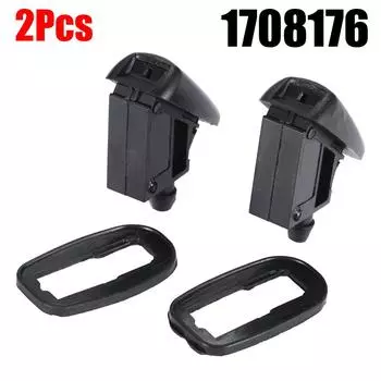2 шт. форсунки омывателя лобового стекла автомобиля для Ford Focus Mk2 2004-2011 1708176 из АБС-пластика для наружных насосов омывателя форсунок