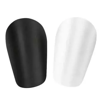 2 шт., футбольные накладки на голени, пластиковые футбольные щитки, защита ног для детей и взрослых, защитное снаряжение, дышащая защита голени 5x8CM