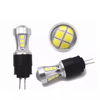 2 шт. G4 Hp24w светодиод 12 В белый 3030 18SMD светодиод для Citroen c5 и peugeot 3008 drl красный