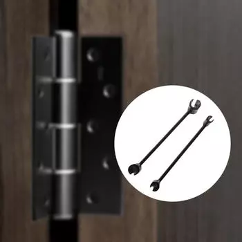 2 шт. гаечный ключ для регулировки дверных петель, гибочный станок для петель, портативный профессиональный регулировочный инструмент из углеродистой стали