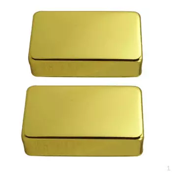 2 шт. герметичных чехлов для звукоснимателей для электрогитары серебряный