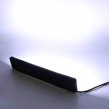 2 шт. Гибкая квадратная COB противотуманная фара, супер яркая функциональная лампа, гибкая светодиодная автомобильная DRL дневная ходовая лампа