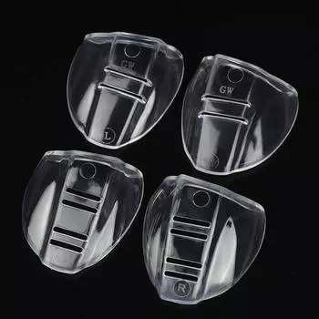 2 шт., гибкие прозрачные защитные очки для глаз, боковые защитные очки, универсальные противотуманные очки