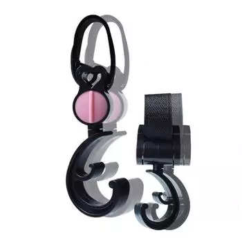 2 шт., гибкий вращающийся на 360° крючок для детской коляски, аксессуары для детской коляски, двойной крючок для зонта, автомобильный крючок и петля, крючок для детской коляски, детские вещи