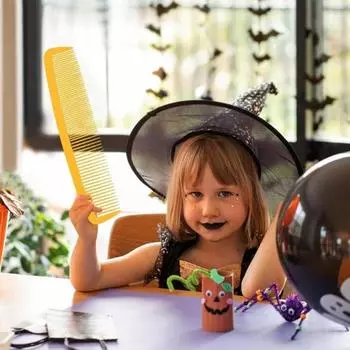 2 шт. гигантский гребень большой гребень реквизит смешной огромный гребень большой гребень розыгрыш фиолетовый