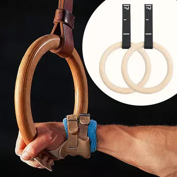 2 шт. гимнастических кольца для подтягивания в подарок универсальный тренажерный зал с ремнями для тренировки всего тела 28 mm Rings