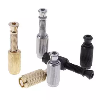 2 шт. гитарные шпильки для крепления бриджа для замены электрогитары серебряный