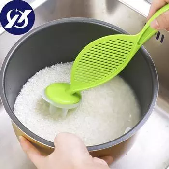 2 шт., гладкая поверхность, ложка для мытья риса, съемная головка, практичная ручная сливная доска розовый