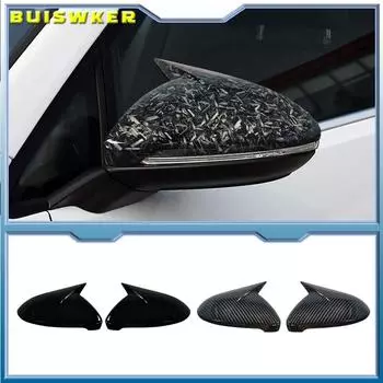 2 шт. глянцевые черные крышки зеркал заднего вида для автомобиля для VW Golf 7 MK7 MK7.5 GTI R GTE GTD 2014-2019
