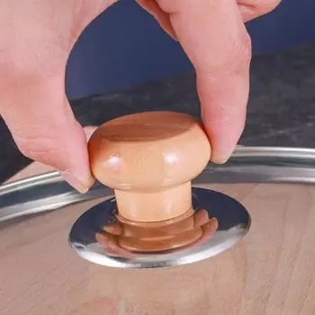 2 шт Головка горшка Антиблокировка Большой город Антидеформированный Практический износостойкая ручка крышки с винтами для ресторана