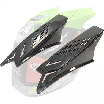 2 шт. гоночные ушные рожки для мотоциклетного шлема, рога в стиле панк, аксессуары для скутера, мотоцикла, пит-байка темно-синий