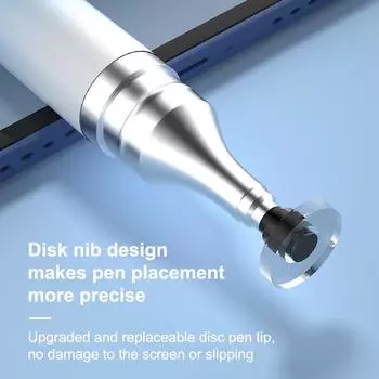 2 шт. градиентный цвет 2 в 1 ручка для планшета телефон емкостный сенсорный карандаш универсальный двойной наконечник Android телефон рисунок экран карандаш A7