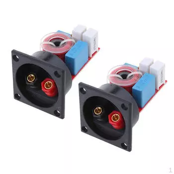 2 шт. Громкоговоритель-кроссовер Стерео 80 Вт для автомобильной домашней аудиосистемы