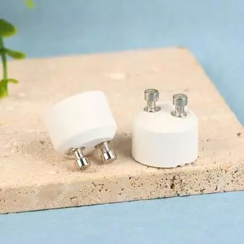 2 шт. GU10 - MR16 керамический цоколь галогенная светодиодная лампа GU10 - GU5.3 G5.3 G4 адаптер белый конвертер держатель лампы