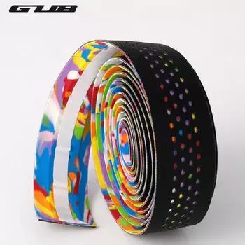 2 шт. GUB 1622 противоскользящий красочный велосипедный руль с лентой, ручкой, ремнем и штепсельной вилкой