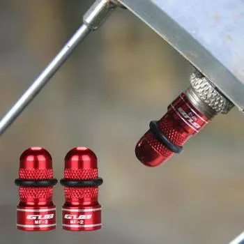 2 шт. GUB MF-2 велосипедные алюминиевые сплавы, французские и американские колпачки для клапанов шин, пылезащитные чехлы