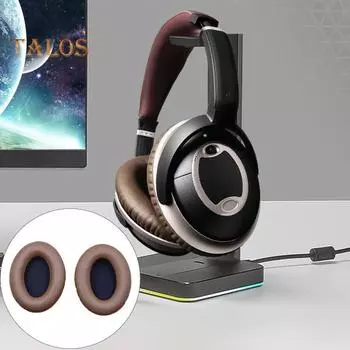 2 шт. губчатые амбушюры для наушников, сменные износостойкие, безопасные для кожи, простые в установке амбушюры для гарнитуры для QC25/15/2 AE2 хаки