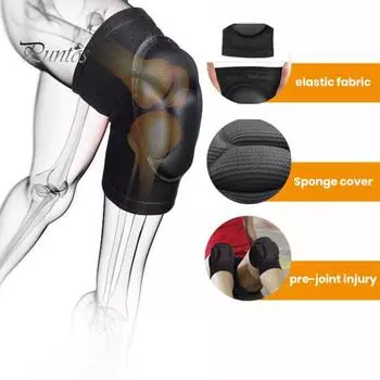 2 шт. губка наколенник очень толстый танец волейбол ползание борьба борьба на коленях спортивный наколенник защита сустава защита колена S чёрный