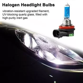 2 шт. H11 галогенные лампы для фар противотуманные фары 12 В 55 Вт белые 5000 К супер яркие универсальные автомобильные фары запасные части