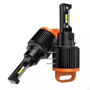2 шт. H15 автомобильные светодиодные лампы 6000K для фар постоянного тока 9-32 В водонепроницаемые сменные детали для автомобилей, грузовиков, аксессуаров