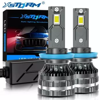 2 шт. H1 H3 H4 H7 LED H8 H11 9005 HB3 9006 HB4 9012 Hir2 Светодиодные лампы для фар Canbus Light Автомобильный комплект H7 Turbo Автомобильная противотуманная фара H1