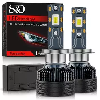 2 шт. H1 H4 H7 светодиодный Canbus H8 H11 H16 JP 9005 HB3 9006 HB4 9012 Hir2 автомобильная лампа для фар 80000LM 140 Вт автомобильный комплект турбо-лампа 12 В супер белый 6500 К H1