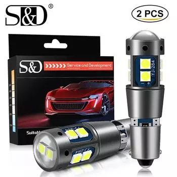 2 шт. H21W BAY9S BA9S светодиодный T4W BAX9S H6W светодиодный светильник T2W T3W H5W интерьерный светильник номерного знака автомобиля авто лампа белый 12 В красный желтый синий BAY9S 120 degree белый