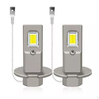 2 шт. H3 светодиодные противотуманные фары, белые сменные лампы, универсальные Plug and Play