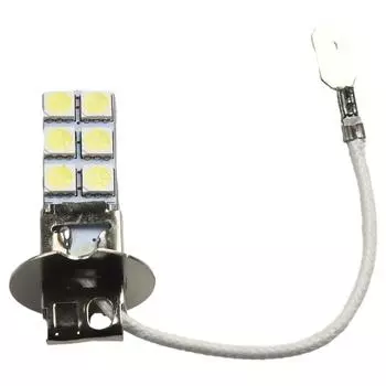 2 шт. H3 светодиодные противотуманные фары дальнего света комплект для переоборудования супер яркое белое освещение 6000K 1000LM DC12V 55W автомобильная сигнальная лампа 50000H CHINA