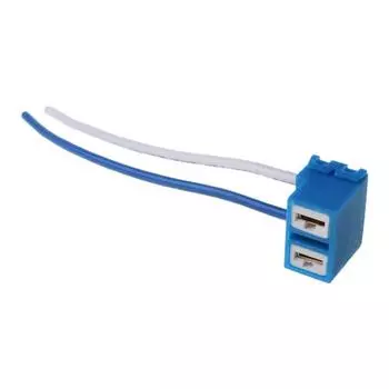 2 шт. H7 керамический проводной соединительный шнур для светодиодной фары разъем жгут проводов замена для автомобильного света A синий