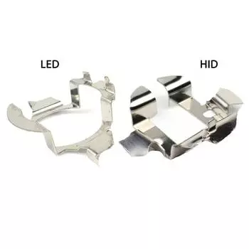 2 шт. H7 светодиодная лампа для автомобильных фар, адаптер, гнездо, держатель H7 HID лампы для фар, фиксатор, гнездо для фары, металлический держатель