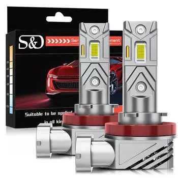 2 шт. H8 H11 светодиодная лампа для фар Canbus 20000Lm H16 JP 9005 HB3 9006 HB4 CSP светодиодная автомобильная фара противотуманная фара турбо-лампа 12 В 6500 К автомобили H11 H8 H9