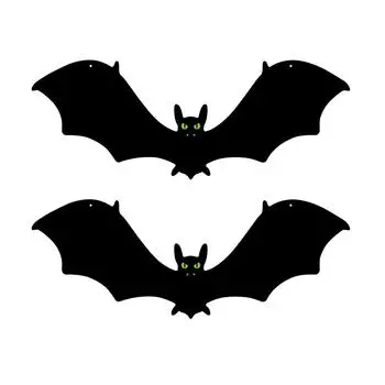 2 шт. Хэллоуинские биты, резиновые биты, подвесные биты для вечеринки на Хэллоуин, День смеха, украшение дома с привидениями на Хэллоуин One Size