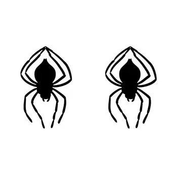 2 шт. Хэллоуинский паук, резиновый паук, подвесной паук для вечеринки в честь Хэллоуина, Дня смеха, украшение дома с привидениями на Хэллоуин