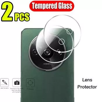 2 шт. HD прозрачная закаленная стеклянная защитная пленка для объектива камеры для Redmi A3 A3X RedMi A3X белый