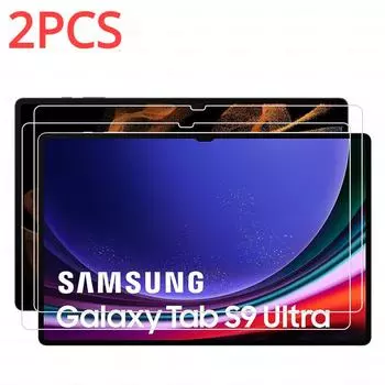 2 шт. HD закаленное стекло с защитой от царапин для Samsung Galaxy Tab S8 S8 Plus S8 Ultra S9 Ultra 11 12,4 14,6 дюймов