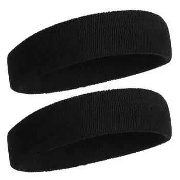 2 шт. хлопковая повязка на голову для спорта, фитнеса, волейбола, бега, для мытья лица
