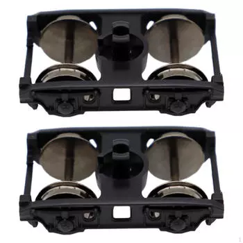 2 шт. HO масштаб 1:87 Модель поезда Тележки Железнодорожный макет Диорама Аксессуары для вечеринок