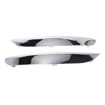 2 шт. хромированная накладка на решетку переднего бампера M Sport 51118047727 51118047728 для BMW 7 серии F01 F02 передний спортивный бампер M CHINA