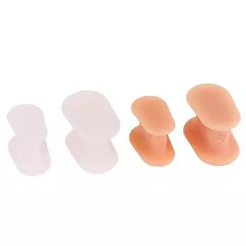 2 шт. I-образный разделитель для пальцев ног, корректор, выпрямитель, мягкий силиконовый протектор для пальцев ног, распорка, средство для ухода за ногами A1