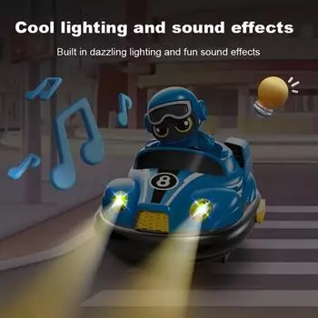 2 шт. игрушечный бампер с дистанционным управлением и световой музыкой для двух игроков, битва родитель-ребенок, интерактивная фигурка катапультируемого автомобиля, игрушка для малышей, мальчиков и девочек, подарок A