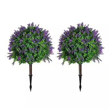 2 шт. Имитация зеленых растений, вставленных в землю, кустарников, садовый ландшафт, искусственная зелень, кустарники, украшение