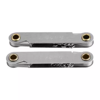 2 шт. Имперские 55 градусов метрические 60 градусов нержавеющая сталь винт измерения шага резьбы