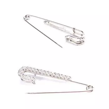 2 шт. инкрустированные очаровательные изысканные броши-ветки для хиджаба и шарфа