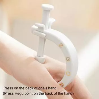 2 шт., инструмент для акупрессуры, акупунктурный зажим для рук, ног, ушей, облегчение мигрени, инструмент для омоложения, набор для массажа точек давления 2pcs